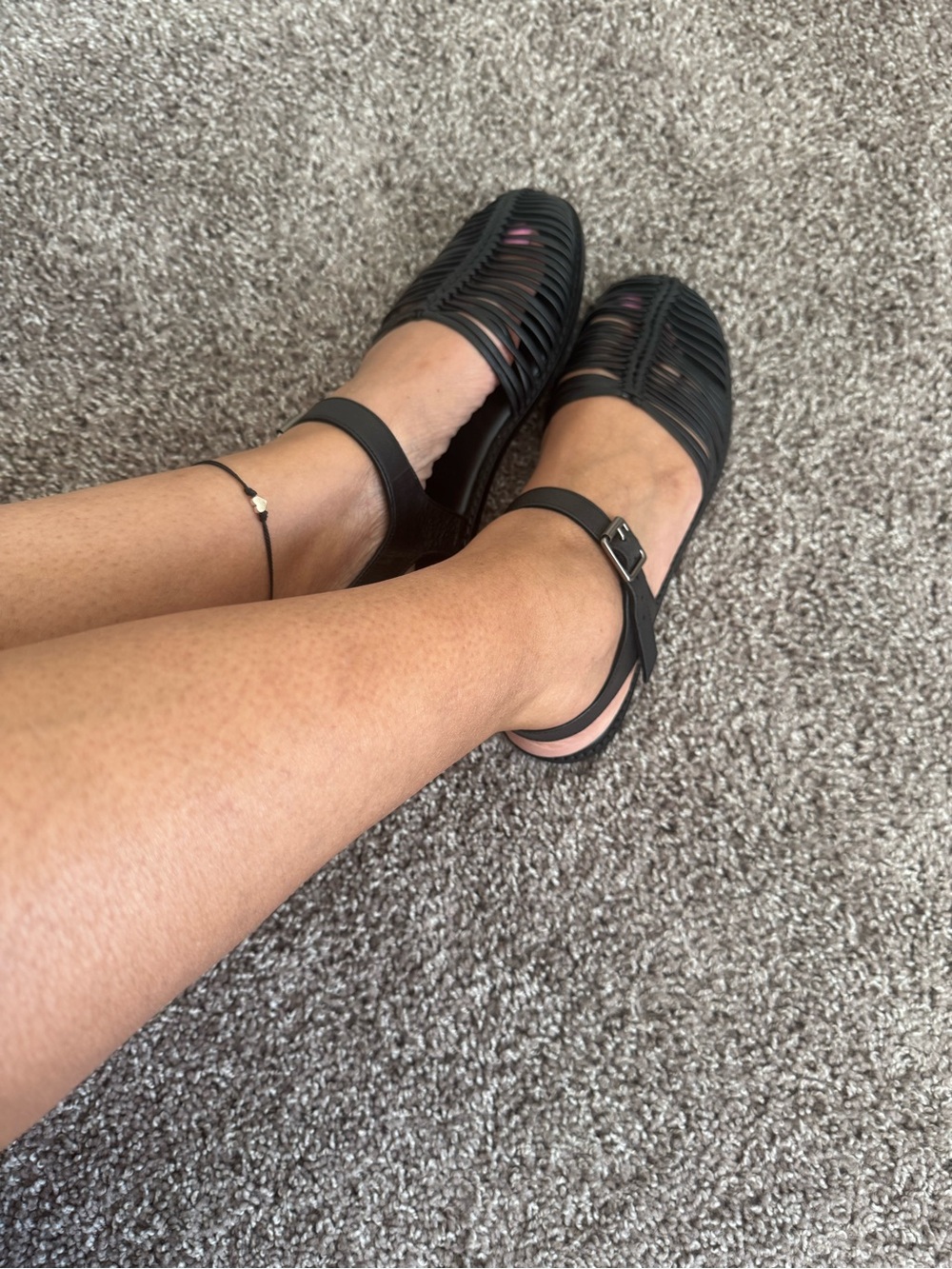 Free People Frankie Fisher flats Size 8.5 in Black - Picture 4 of 14